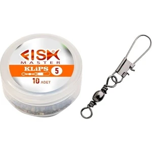 Fish Master Paslanmaz Fırdöndülü Klips 10 Lu Özel Kutulu Paket