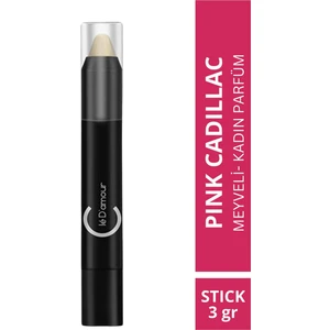Cle D'amour Kadın Stick Parfüm Edp 3 gr Pink Cadillac Meyveli Çiçeksi Women Vegan