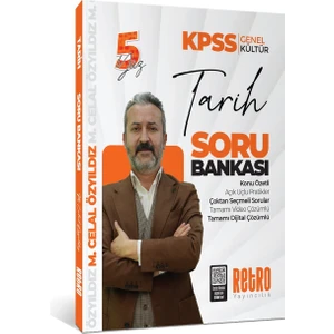 Retro Yayıncılık 2025 KPSS Genel Yetenek 5Yüz Tarih Soru Bankası Tamamı Video Çözümlü