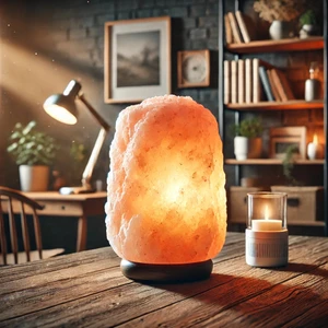 Masa Üstü Himalaya Tuz Lambası 2-3 kg Doğal Işık Hava Kalitesini İyileştirir Ev Ofis İçin