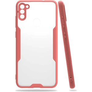Galaxy A11 Kılıf Zore Parfe Kapak-Pembe