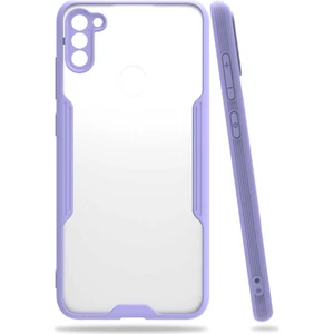 Galaxy A11 Kılıf Zore Parfe Kapak-Mor