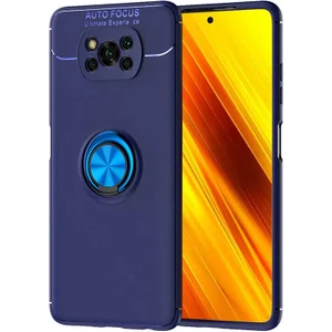Xiaomi Poco X3 Kılıf Zore Ravel Silikon Kapak-Mavi