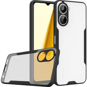 Vivo Y16 Kılıf Zore Parfe Kapak-Siyah