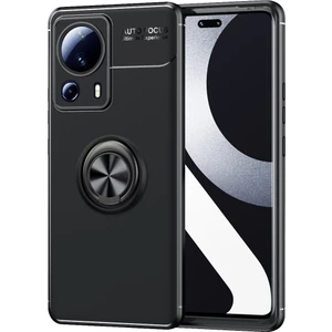 Xiaomi Mi 13 Lite Kılıf Zore Ravel Silikon Kapak-Siyah