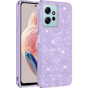 Xiaomi Redmi Note 12 4g Kılıf Zore Shining Silikon-Mor