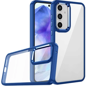 Galaxy A15 Kılıf Zore Flora Kapak-Mavi