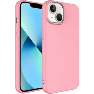 Apple iPhone 14 Plus Kılıf Zore Mara Laaakan Kapak-Pembe
