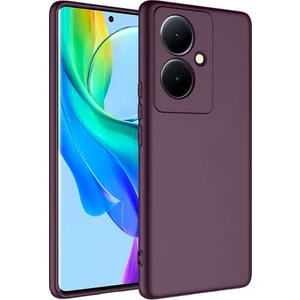 Vivo V29 Lite 5g Kılıf Zore Mara Laaakan Kapak-Koyu Mor