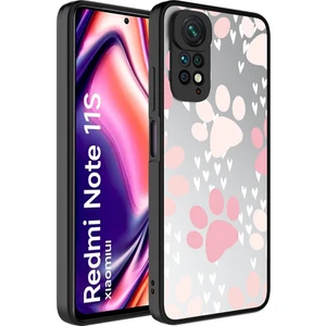Xiaomi Redmi Note 11 Global Kılıf Aynalı Desenli Kamera Korumalı Parlak Zore Mirror Kapak-Pati