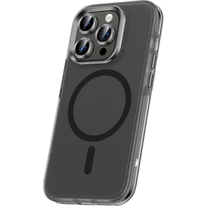 Apple iPhone 15 Pro Max Kılıf Airbagli Magsafe Wireless Şarj Özellikli Lens Koruyuculu Zore Klaptika Kapak-Siyah