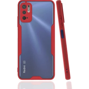 Xiaomi Poco M3 Pro Kılıf Zore Parfe Kapak-Kırmızı