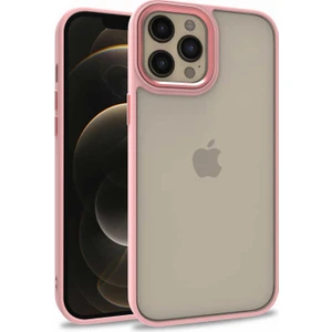 Apple iPhone 12 Pro Max Uyumlu Zore Flora Kapak-Rose Gold