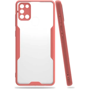 Galaxy A21S Kılıf Zore Parfe Kapak-Pembe