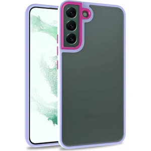 Galaxy S22 Kılıf Zore Flora Kapak-Lila