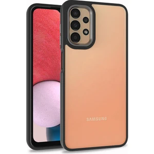 Galaxy A13 4g Kılıf Zore Flora Kapak-Siyah