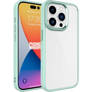 Apple iPhone 15 Pro Max Kılıf Zore Krom Kapak-Yeşil