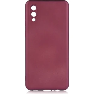 Galaxy A02 Kılıf Zore Premier Silikon Kapak-Mürdüm
