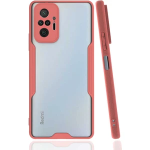 Xiaomi Redmi Note 10 Pro Kılıf Zore Parfe Kapak-Pembe