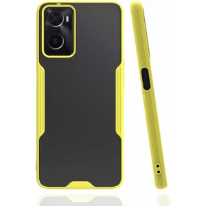 Oppo A36 Kılıf Zore Parfe Kapak-Sarı