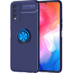 Vivo Y11S Kılıf Zore Ravel Silikon Kapak-Mavi