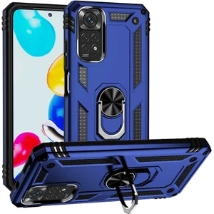 Xiaomi Redmi Note 11 Global Kılıf Zore Vega Kapak-Mavi