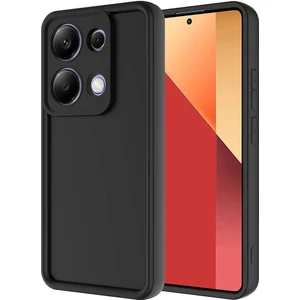 Xiaomi Redmi Note 13 Pro 4g Kılıf Kamera Korumalı Zore Ananas Kapak-Siyah