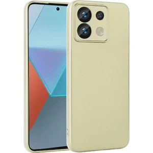 Xiaomi Redmi Note 13 Pro 5g Kılıf Zore Premier Silikon Kapak-Gold