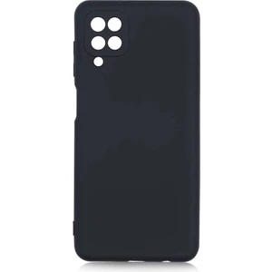 Galaxy A12 Kılıf Zore Mara Laaakan Kapak-Siyah
