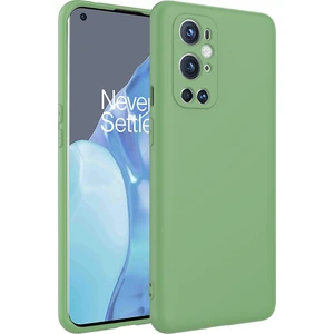 One Plus 9 Pro Kılıf Zore Mara Laaakan Kapak-Açık Yeşil