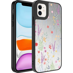 Apple iPhone 12 Kılıf Aynalı Desenli Kamera Korumalı Parlak Zore Mirror Kapak-Dallar