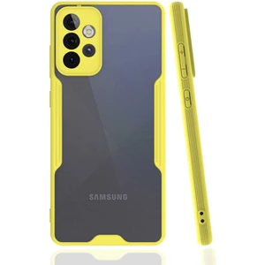 Galaxy A52 Kılıf Zore Parfe Kapak-Sarı