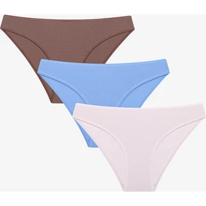 Cloud & Earth 3lü Çok Renkli Slip Külot