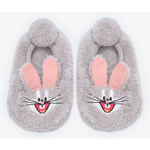 Unisex Çocuk Bugs Bunny Gri Çetik