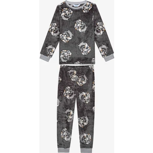 Kız Çocuk Racoon Çok Renkli Pijama Takımı