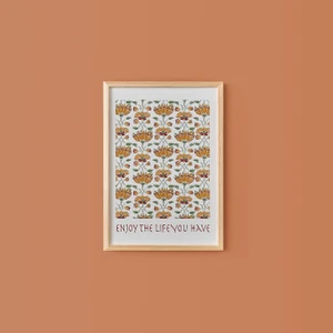 Bella Maison Indian Çerçeveli Tablo Beyaz (33x48 cm)