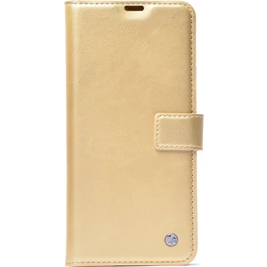 Xiaomi Redmi Note 11 Global Kılıf Zore Kar Deluxe Kapaklı Kılıf-Gold