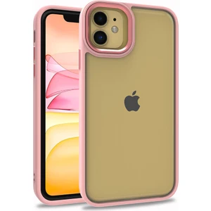 Apple iPhone 11 Uyumlu Zore Flora Kapak-Rose Gold