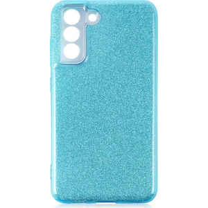 Galaxy S21 Fe Kılıf Zore Shining Silikon-Mavi