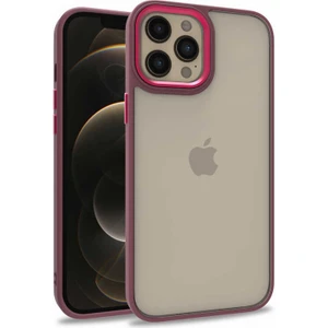 Apple iPhone 12 Pro Max Uyumlu Zore Flora Kapak-Kırmızı