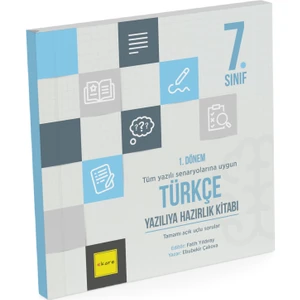 Kare Yayınları 7. Sınıf 1. Dönem Türkçe Yazılıya Hazırlık Kitabı