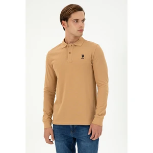 U.S. Polo Assn. Erkek Camel Sweatshirt 50289062-VR015