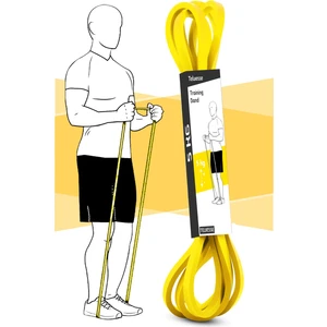 5 kg Direnç Bandı Kas Geliştirme Lastiği Fitness Pilates Cross Training Bant Sarı - Hafif Sert