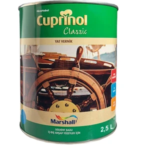 Cuprinol Classic Yat Vernik Ahşap Verniği Parlak 2,5 Lt. (3,5 Kg)