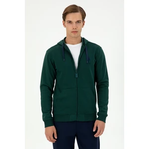 U.S. Polo Assn. Erkek Koyu Yeşil Hırka (Örme) 50289028-VR079