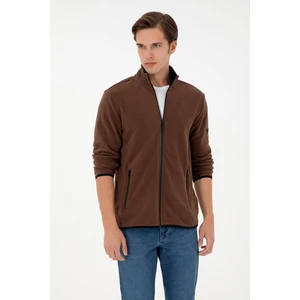 U.S. Polo Assn. Erkek Kahverengi Hırka (Örme) 50298066-VR029