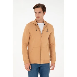 U.S. Polo Assn. Erkek Camel Hırka (Örme) 50293146-VR015