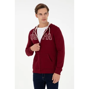 U.S. Polo Assn. Erkek Bordo Hırka (Örme) 50295172-VR014