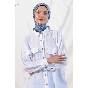 Kadın Etnik Desen Soft Eşarp