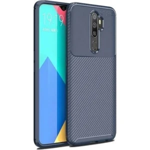 Oppo A9 2020 Kılıf Negro Karbon Desen Silikon